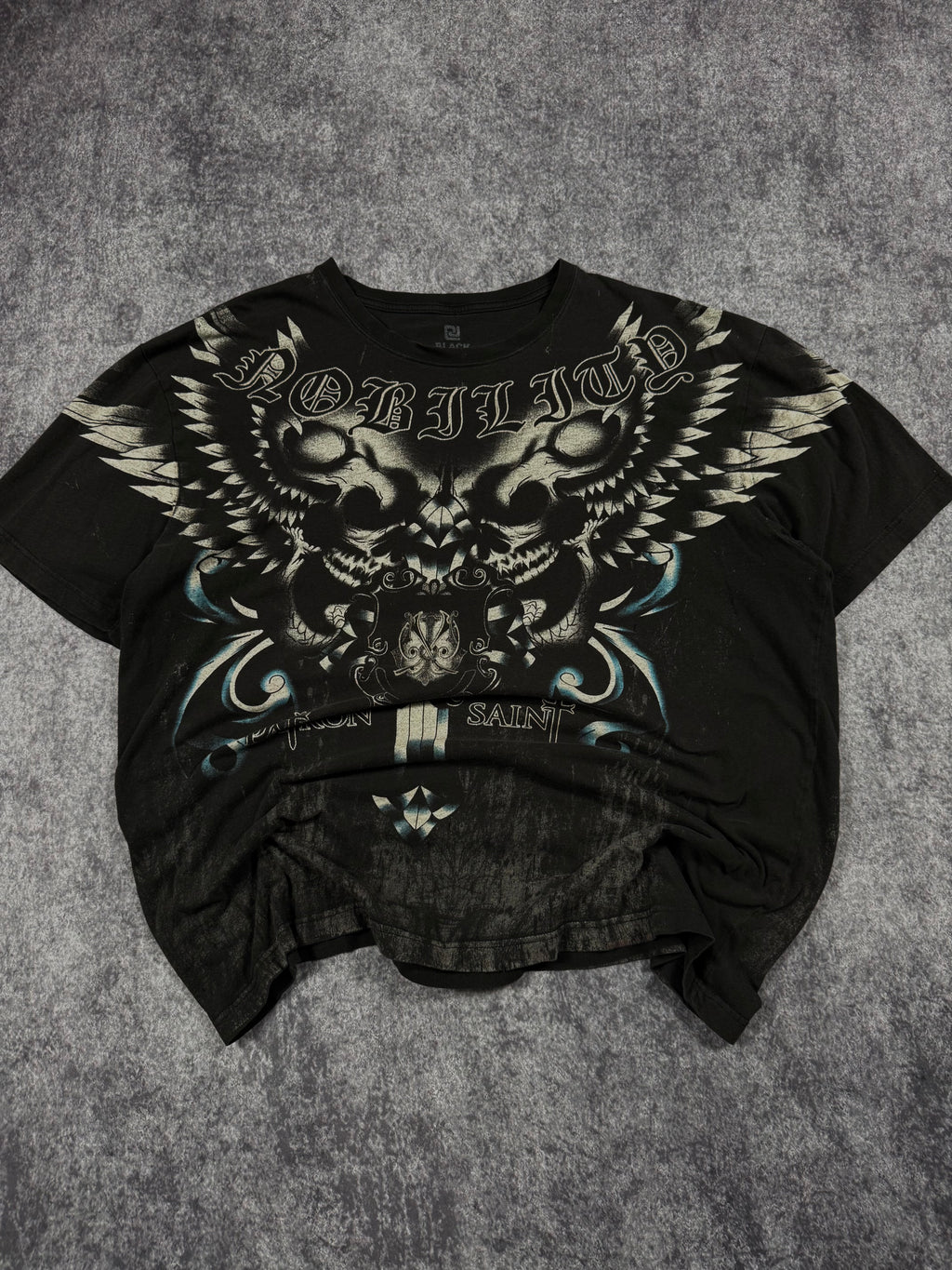 (rare) 2000s black x nobility shirt (XXL)