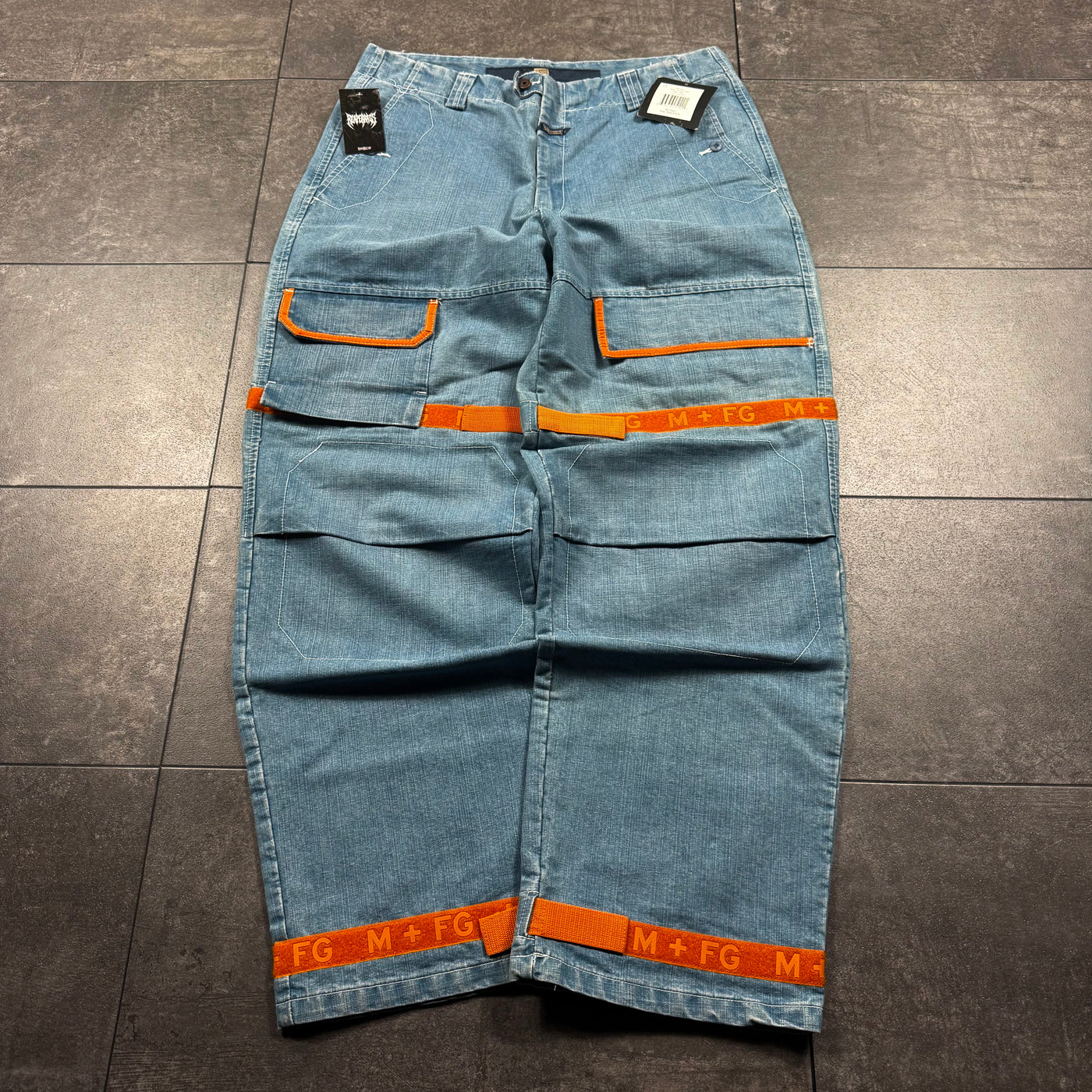 (rare) Deadstock 2000s Girbaud Strap Jeans (36x32)