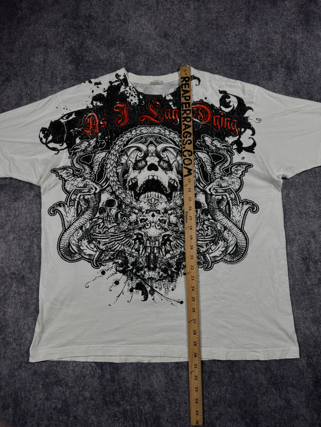 2000s “as i lay dying” shirt (XXL)