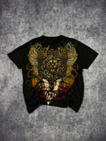(RARE) 2000S RETRIBUTION CHROME SHIRT (L)