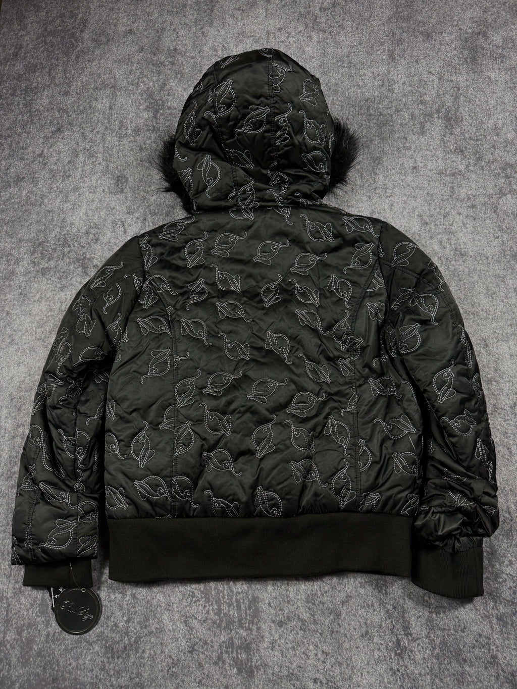 (rare) deadstock 2000s baby phat fur jacket (L)