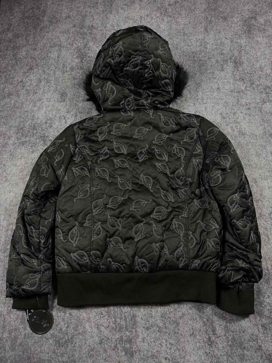(rare) deadstock 2000s baby phat fur jacket (L)