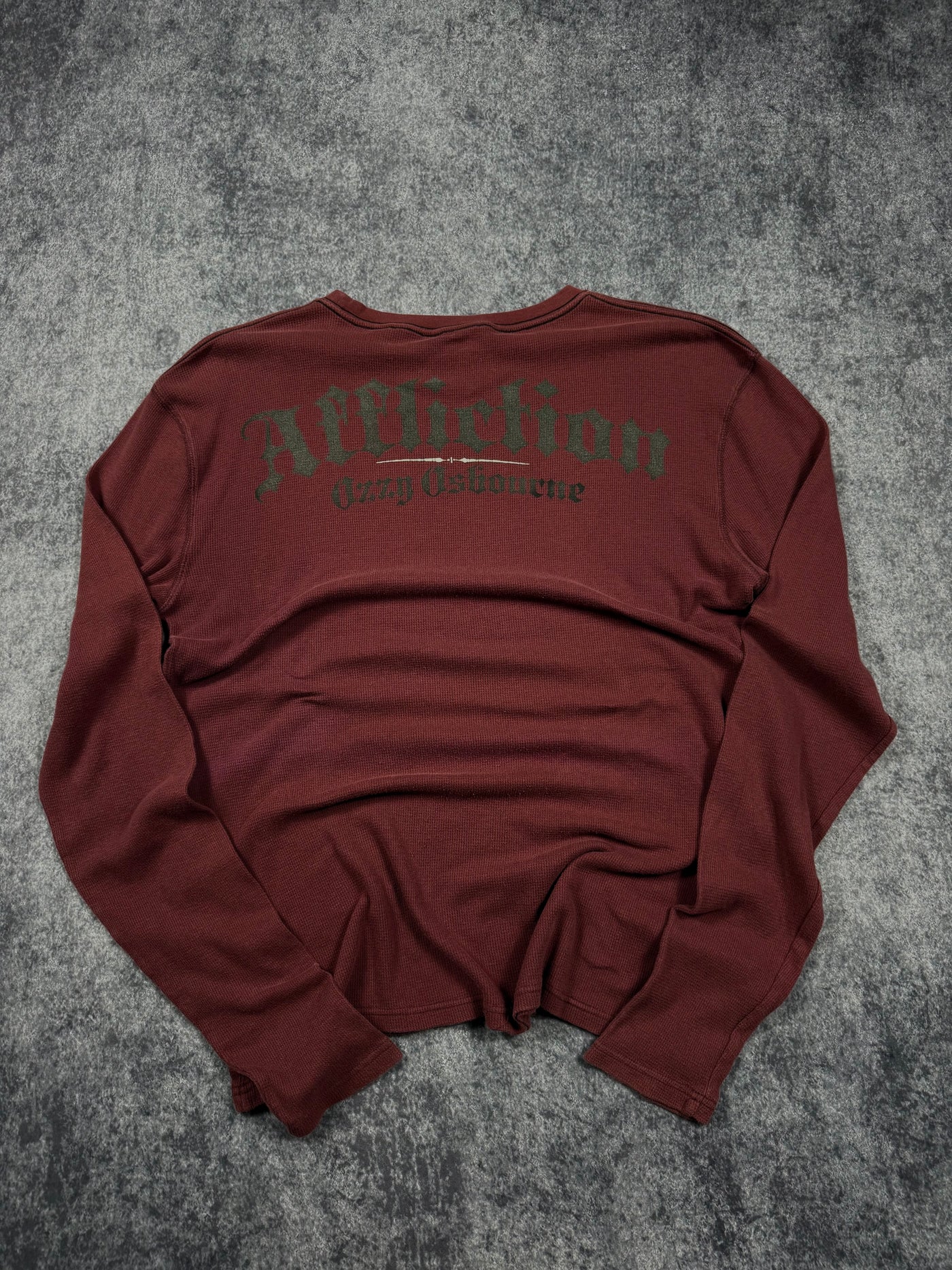 (rare) 2000s affliction x ozzy osbourne thermal (L)
