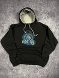 (RARE) 2000s CHROME TOP HEAVY HOODIE (L)