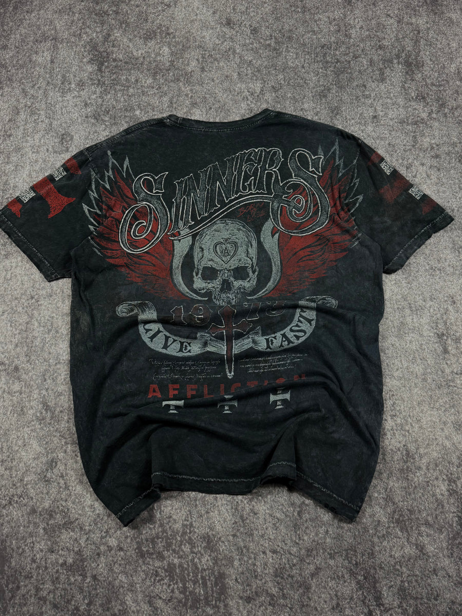 2000s affliction shirt (L)
