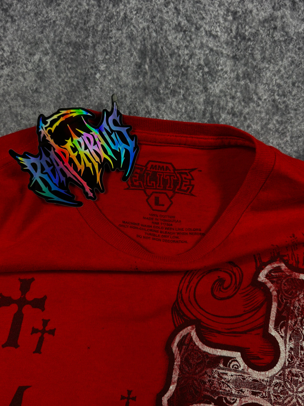 (rare) 2000s mma elite shirt (L)