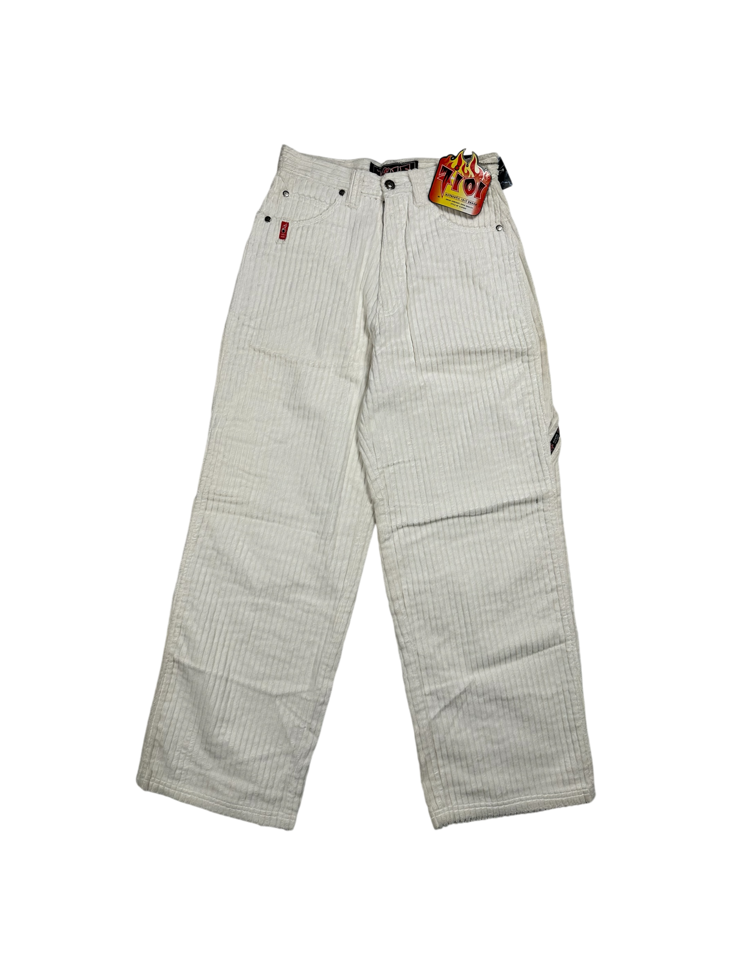 101°F Embroidered Baggy Corduroy Pants