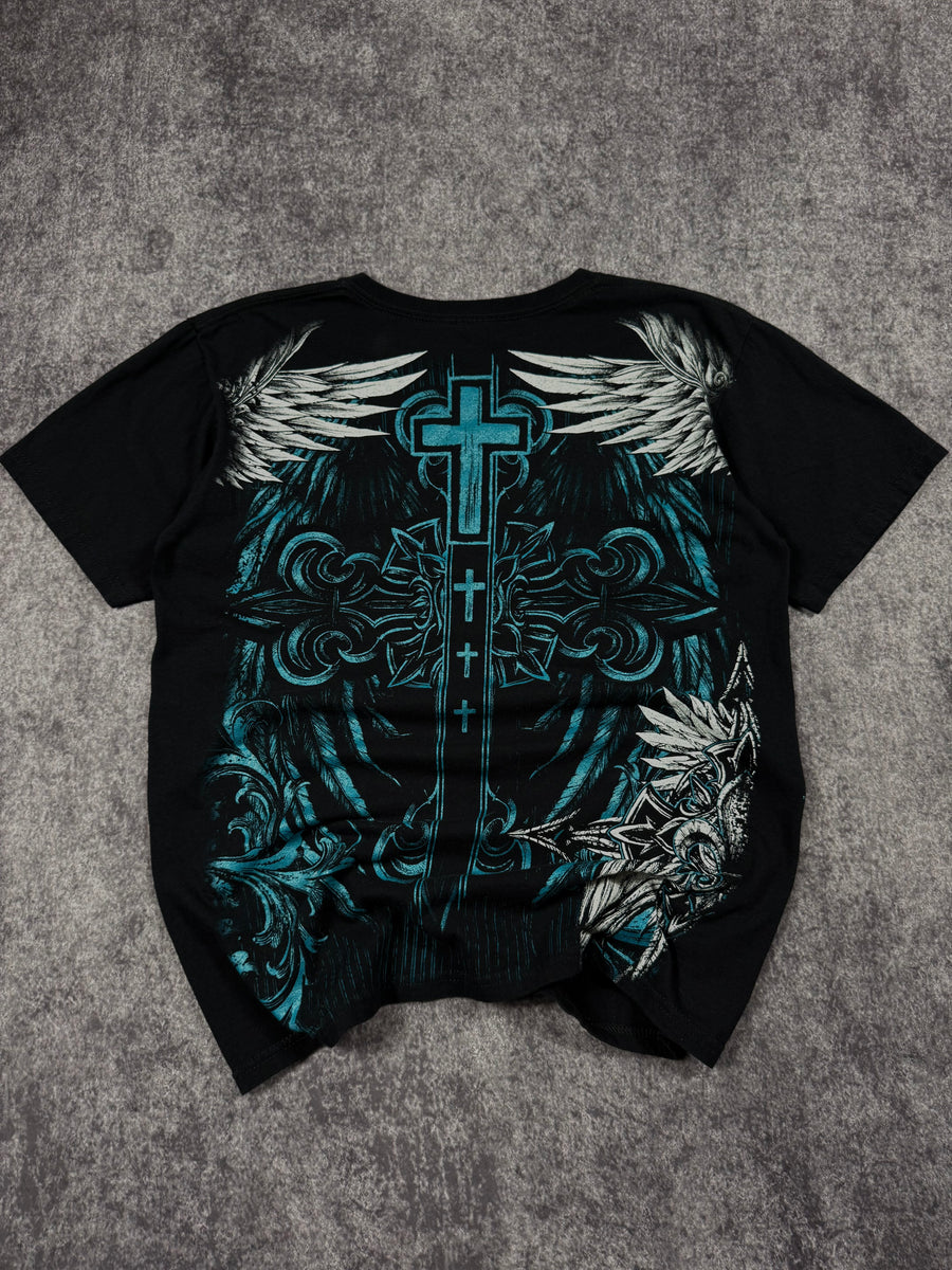 (rare) 2000s hybrid shirt (M)