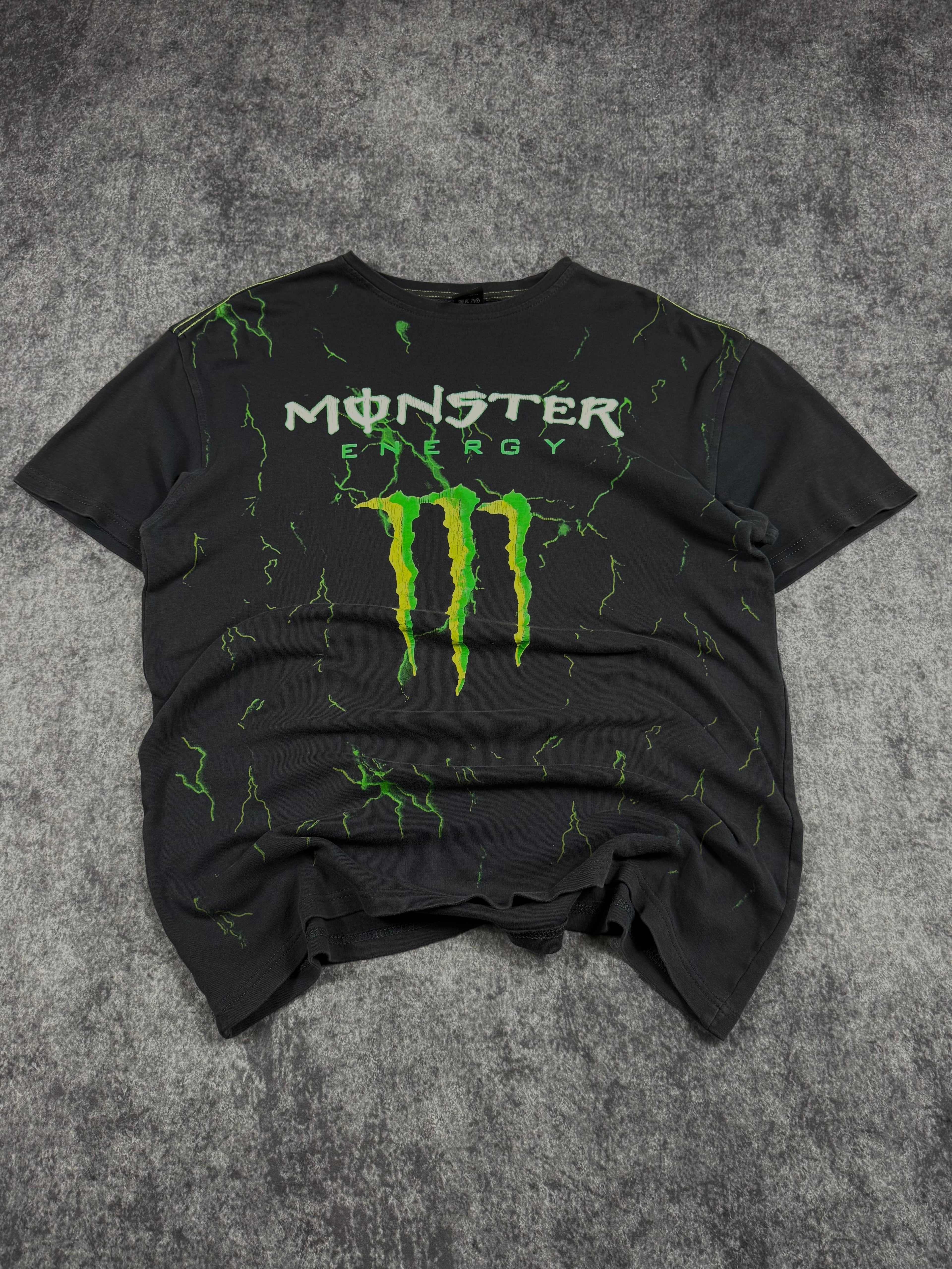 (rare) 2000s monster energy x dc shoes shirt (L)