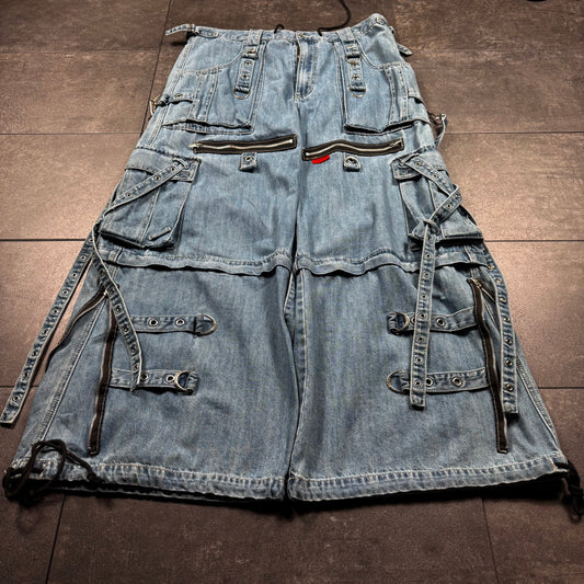 Deadstock Y2K Grunge Tripp NYC Strap Jeans (40x32)