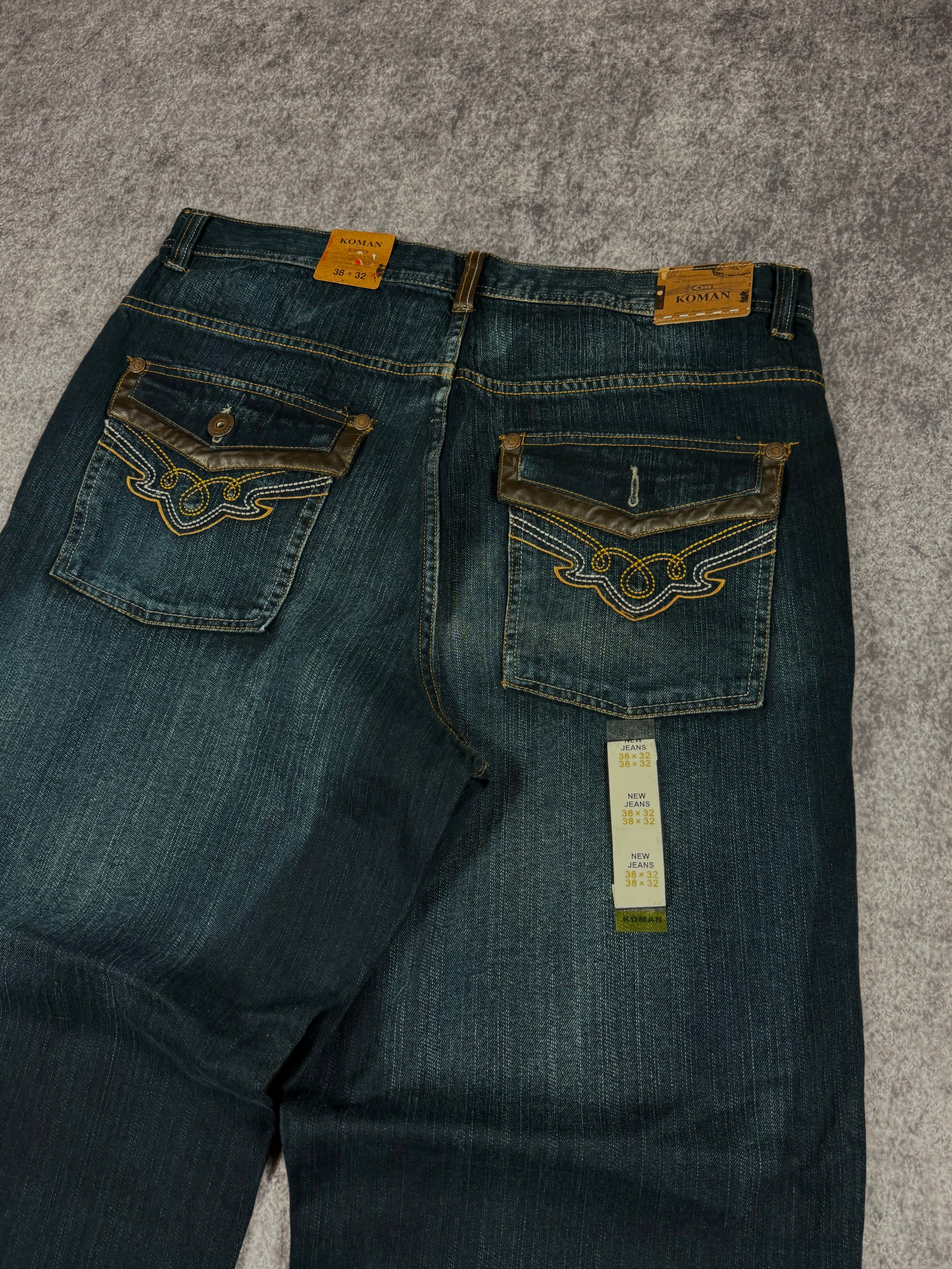 (rare) deadstock 2000s koman jeans (40x32)