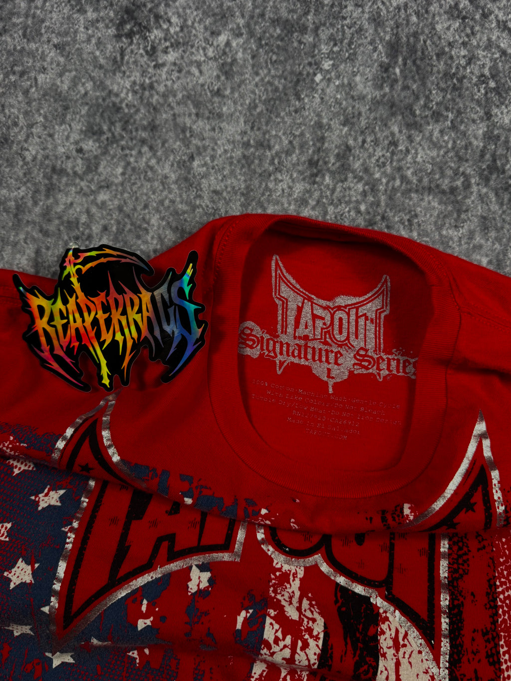 2000s tapout signature series chrome shirt (L)