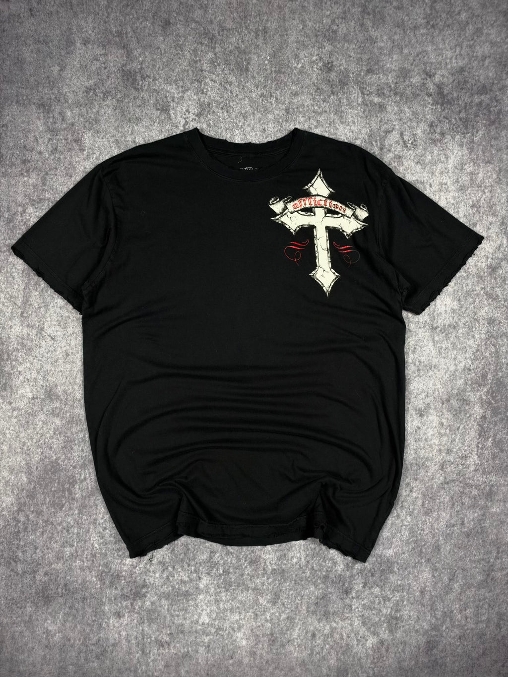 (GRAIL) 2000s CHROME AFFLICTION SHIRT (L)