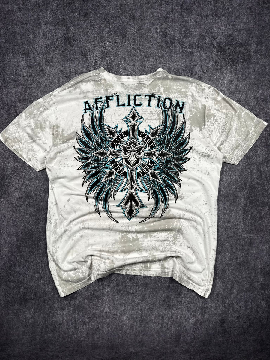 (RARE) 2000S AFFLICTION SHIRT (XL)