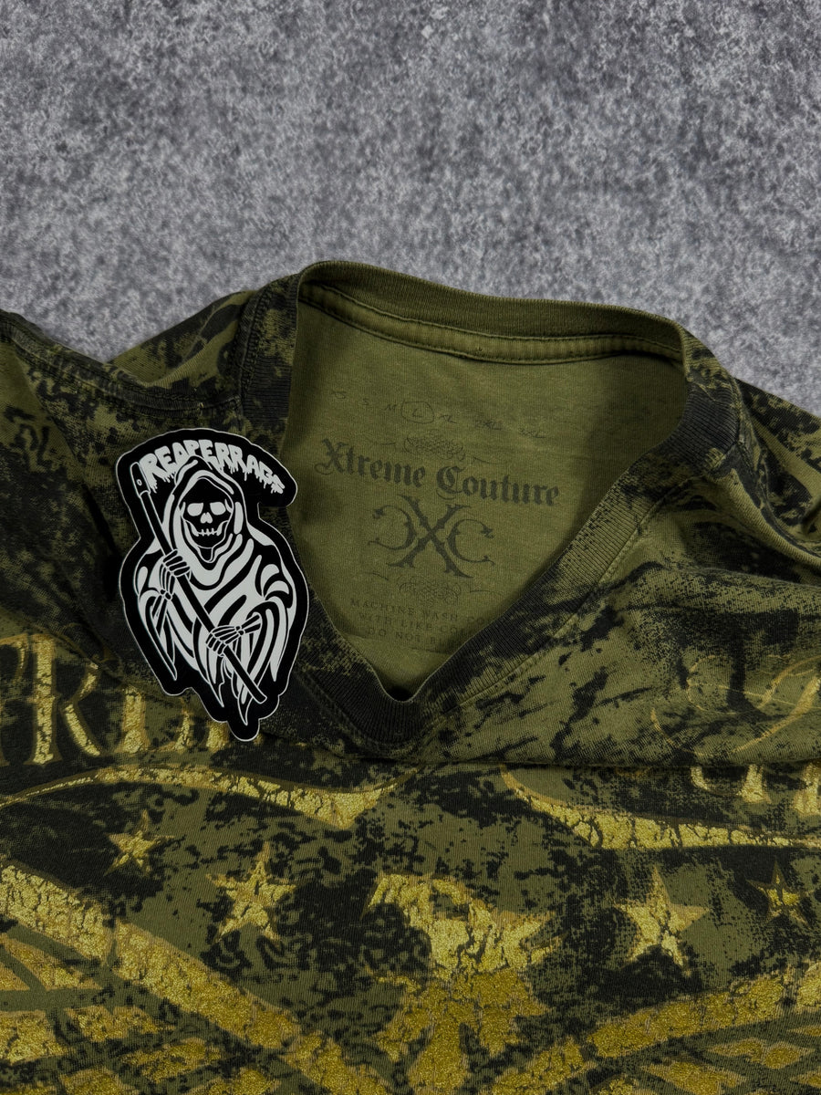 2000s xtreme couture shirt (L)