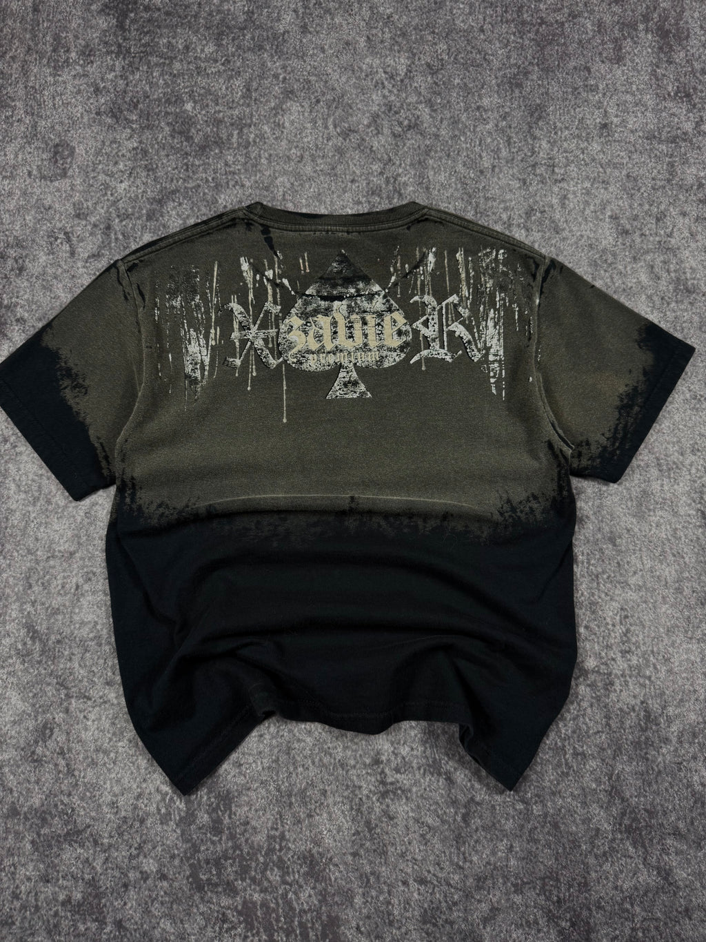 (rare) 2000s xzavier rhinestone shirt (S)