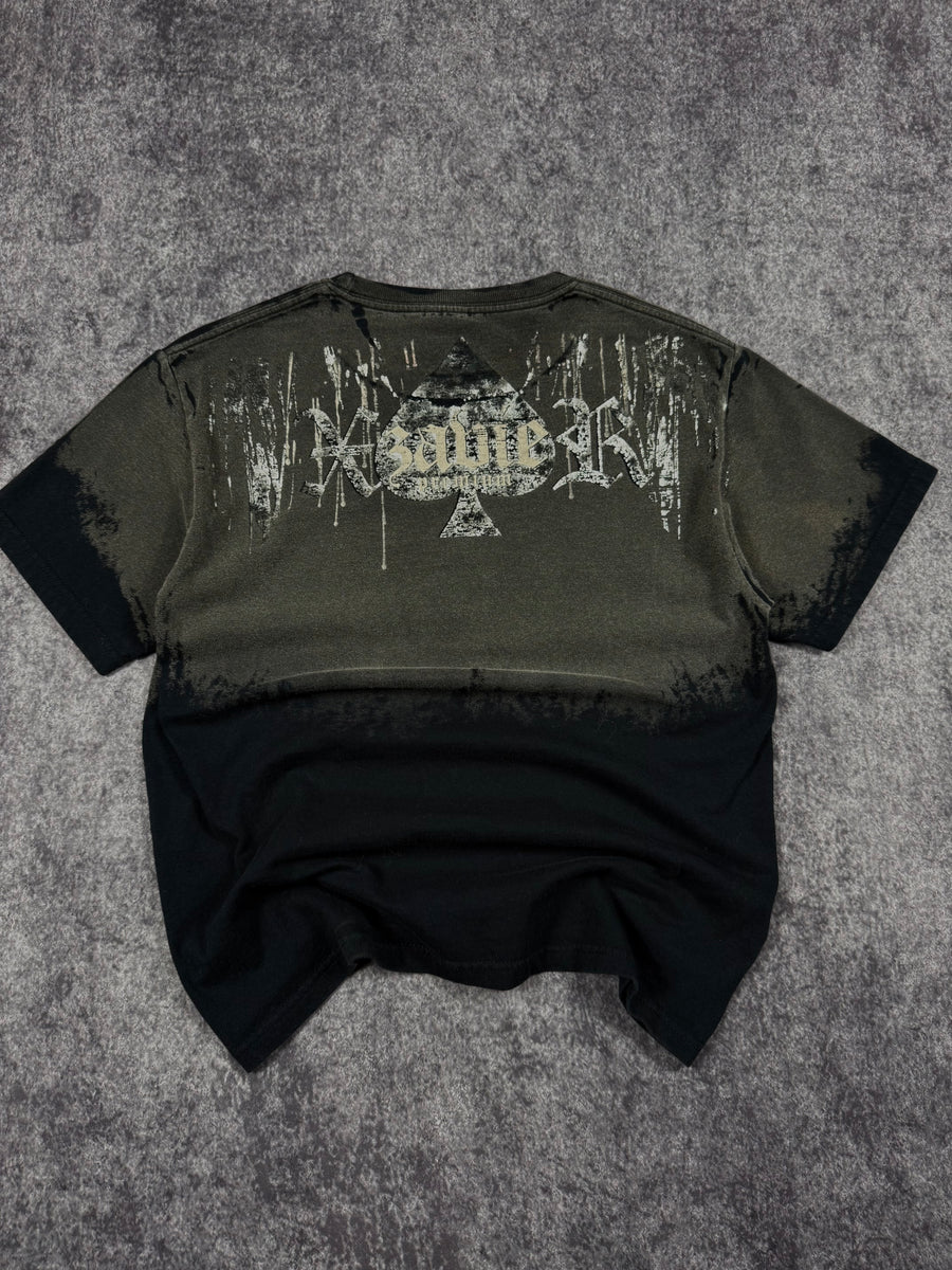 (rare) 2000s xzavier rhinestone shirt (S)