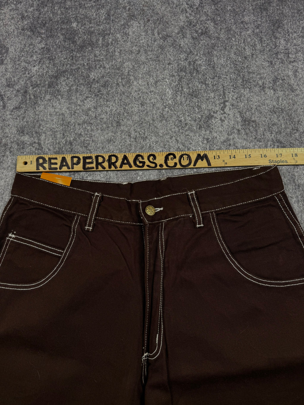 (rare) deadstock 2000s flip flop jeans (34x32)