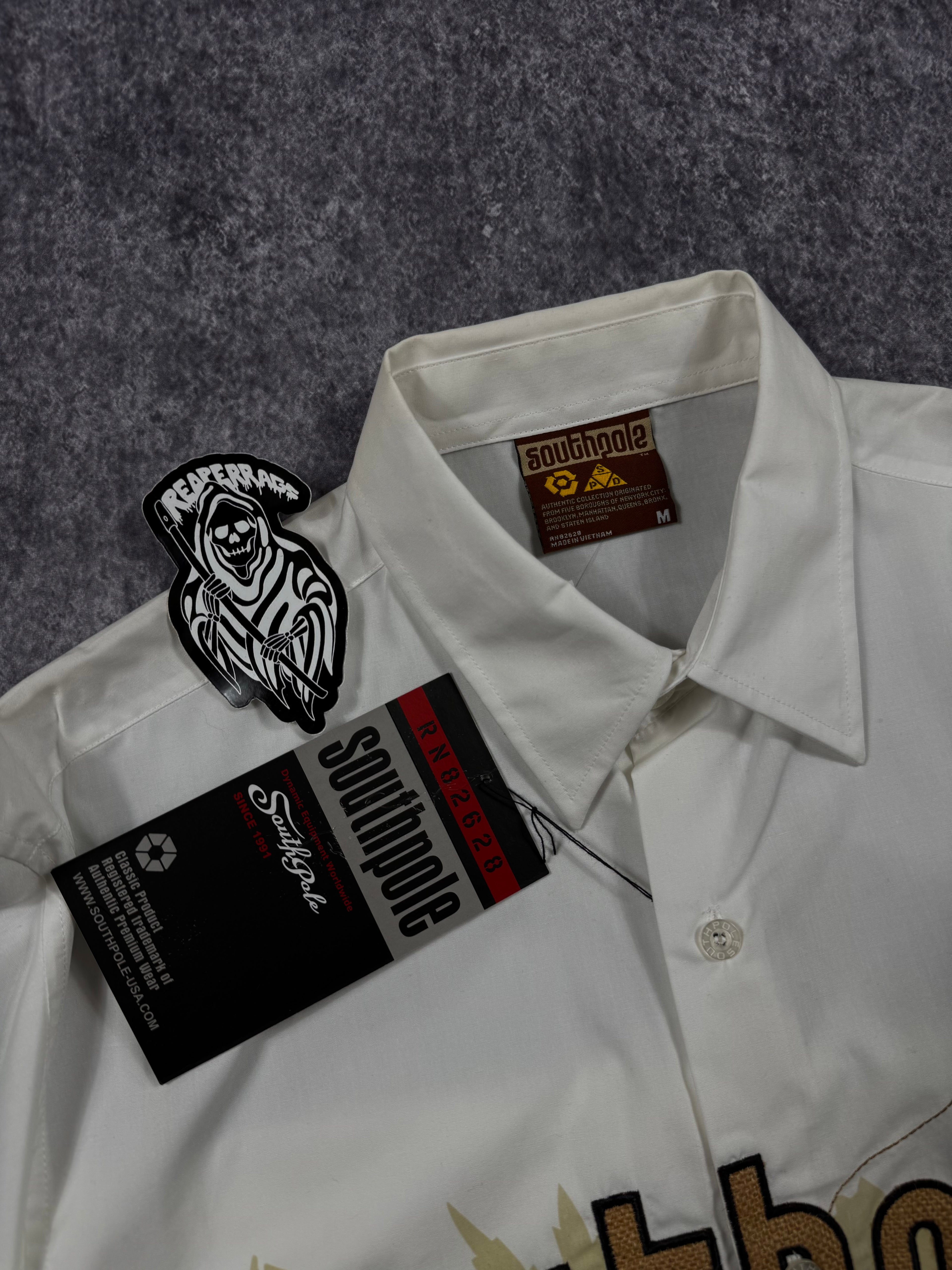 (rare) deadstock 2000s southpole button-up shirt (L)