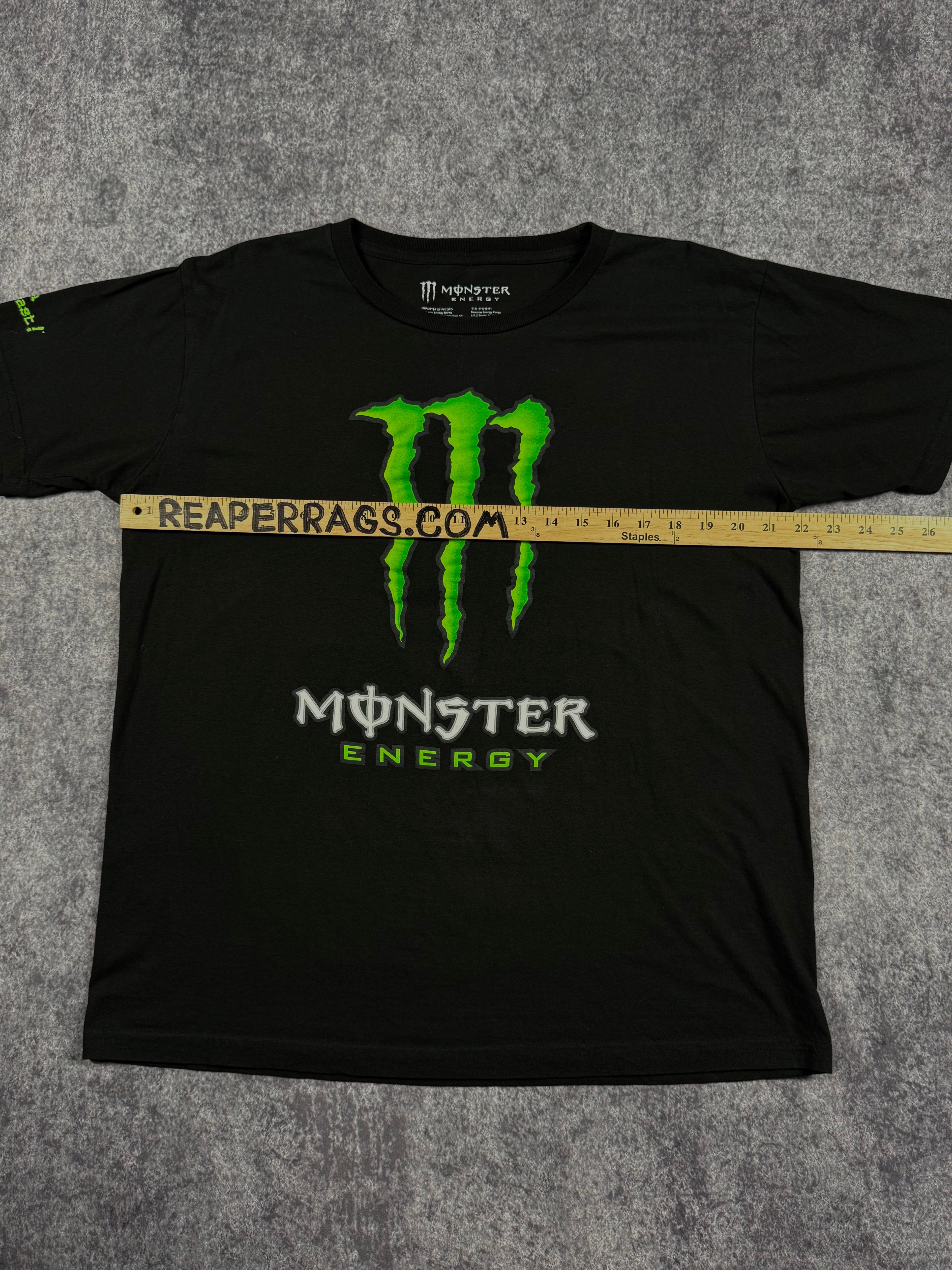 (rare) 2000s monster energy shirt (L)