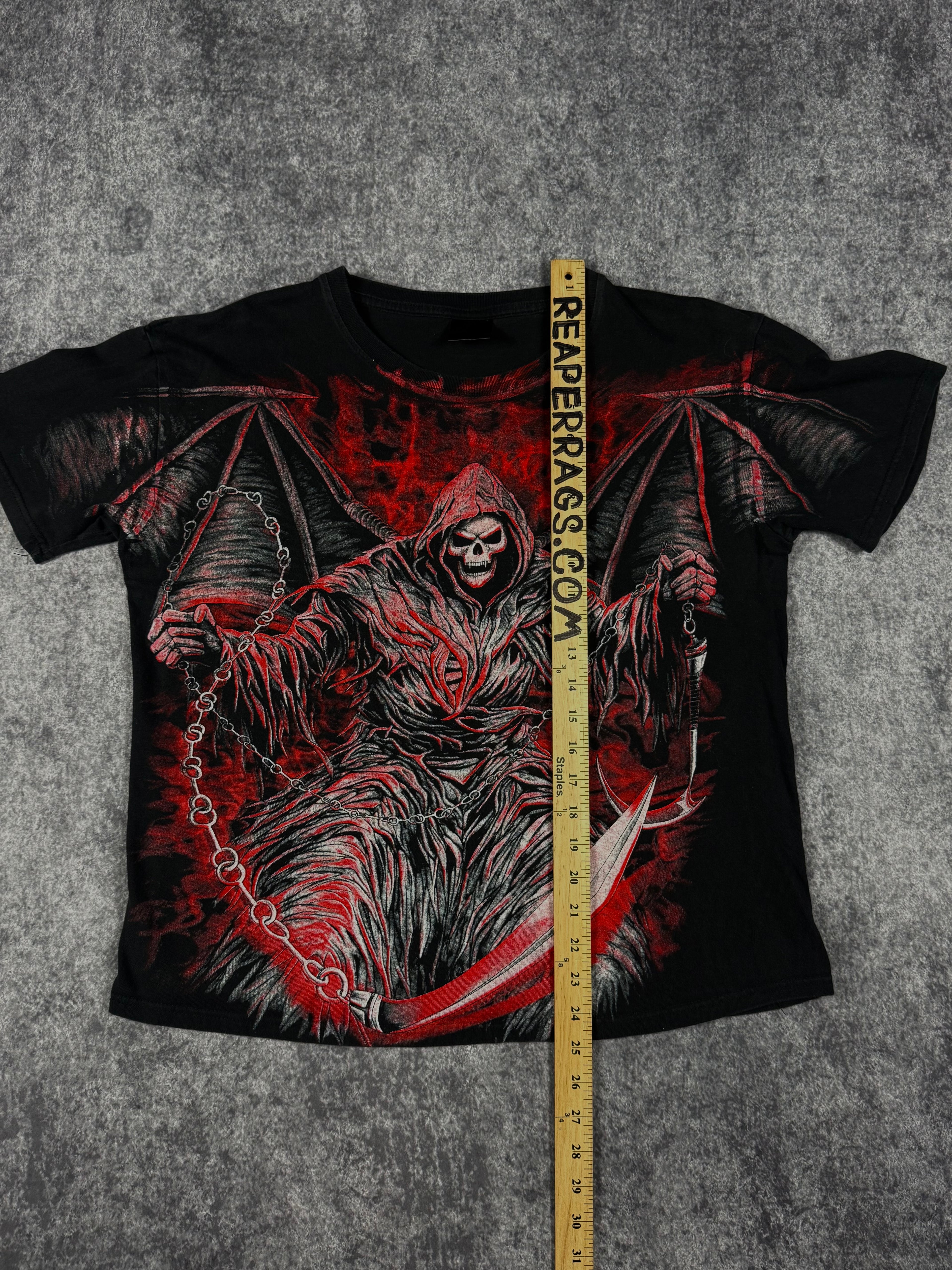 (rare) 2000s grim reaper shirt (L)