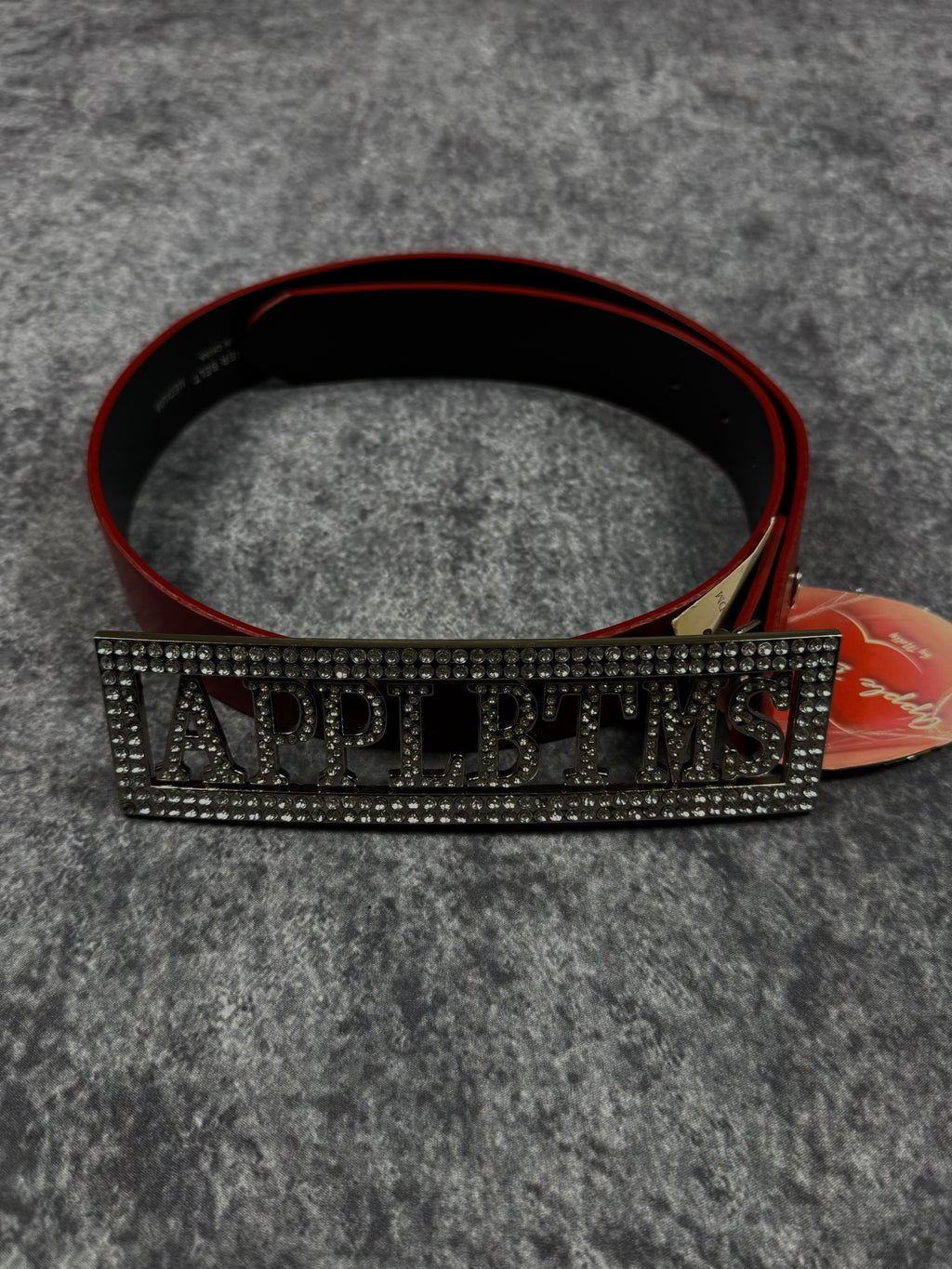 (rare) deadstock 2000s apple bottoms rhinestone belt (belt included)