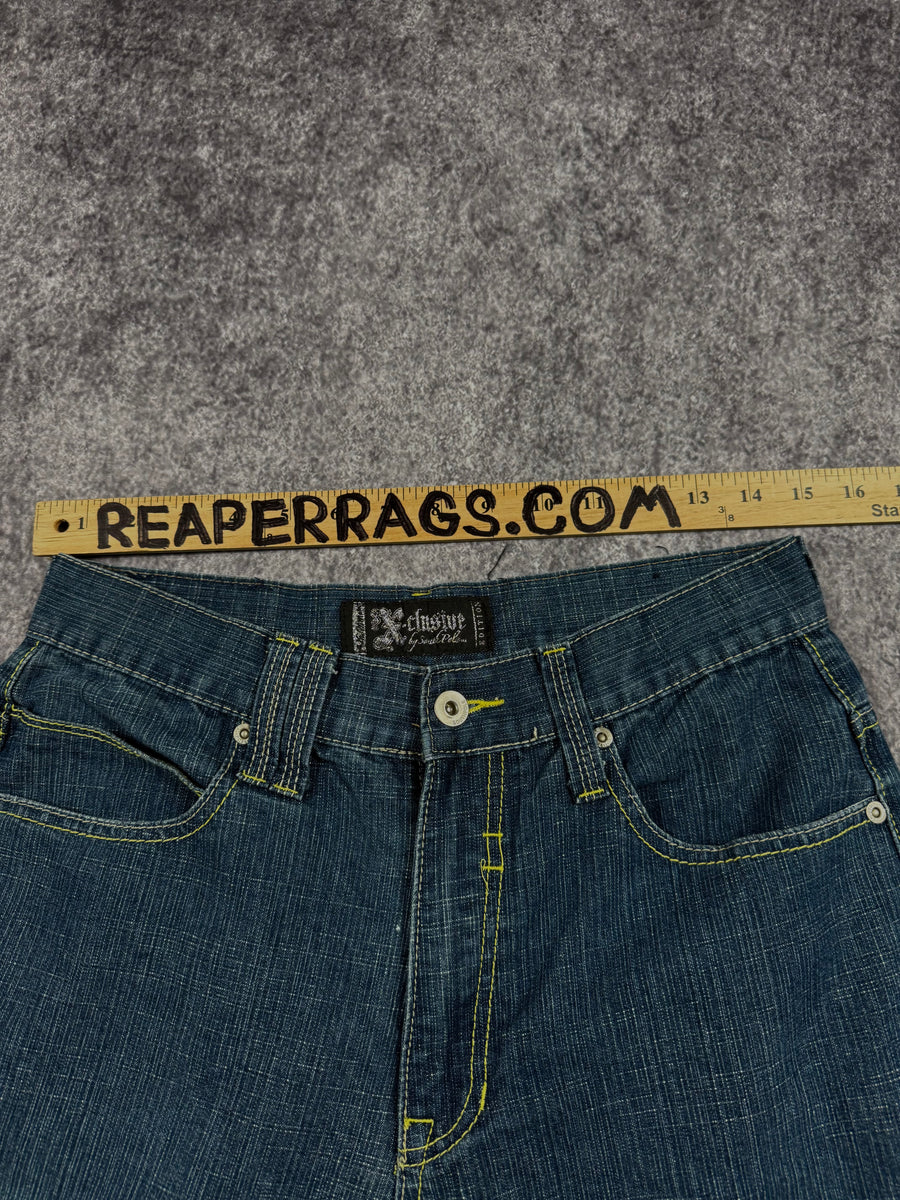 (rare) 2000s southpole exclusive black tab jeans (30x30)