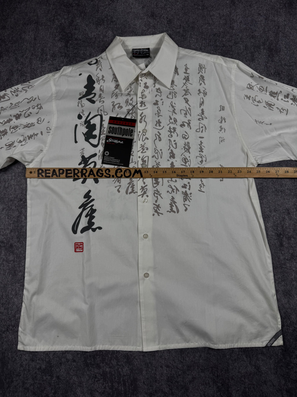 (rare) 2000s southpole button-up shirt (XL)