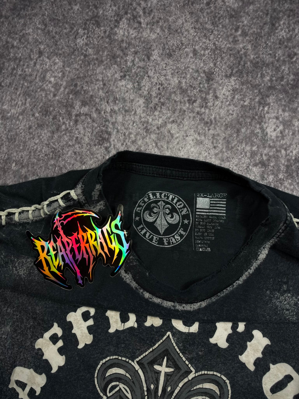 (RARE) 2000S AFFLICTION SHIRT (XL)