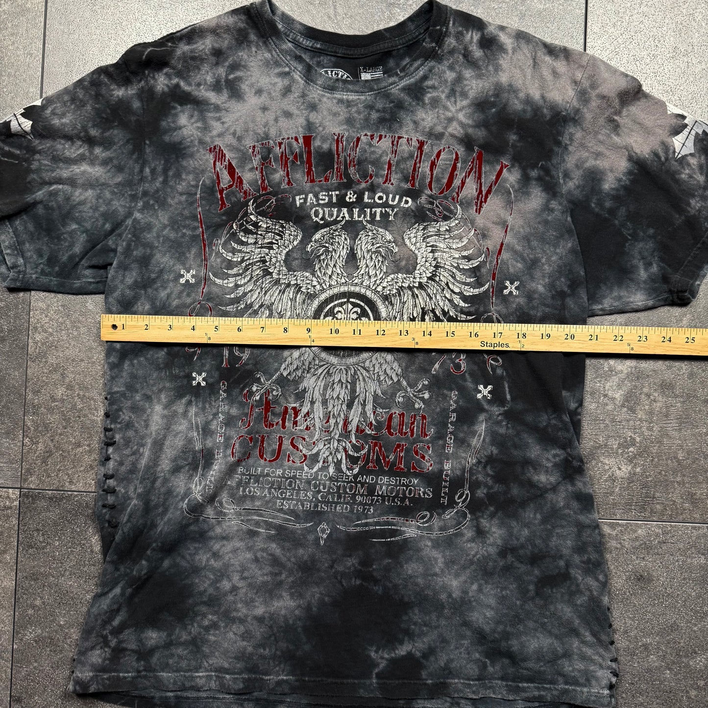 Y2K Affliction Grunge Tshirt (M)