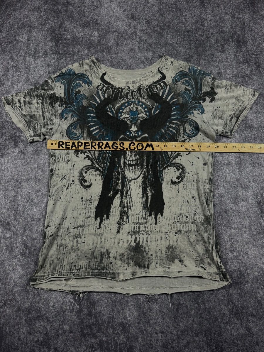 (rare) 2000s affliction shirt (S)