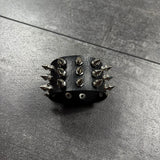 Triple Row Spike Bracelet
