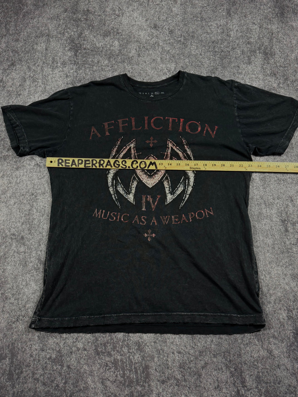 (rare) 2000s affliction chrome shirt (XL)