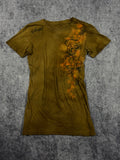 (rare) women’s 2000s sinful x affliction shirt (M)