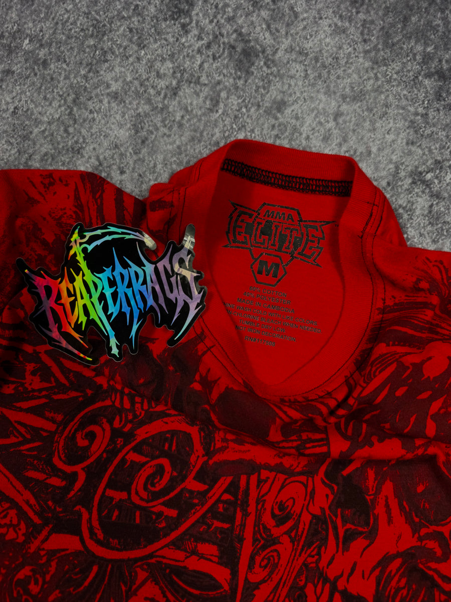 (rare) 2000s mma elite layered shirt (M)