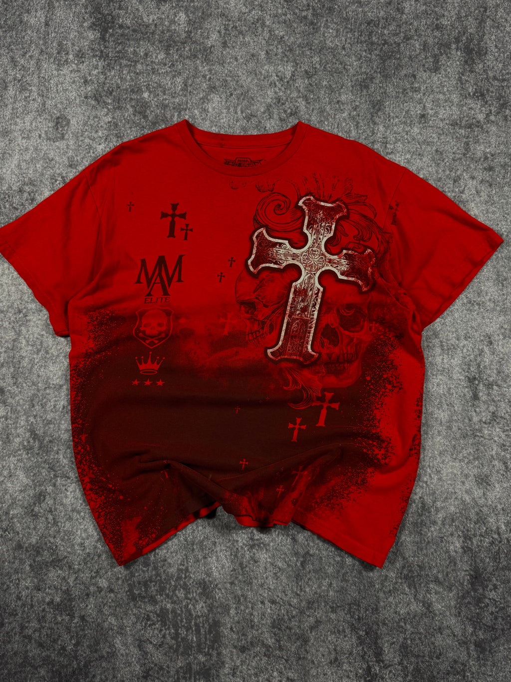 (rare) 2000s mma elite shirt (L)
