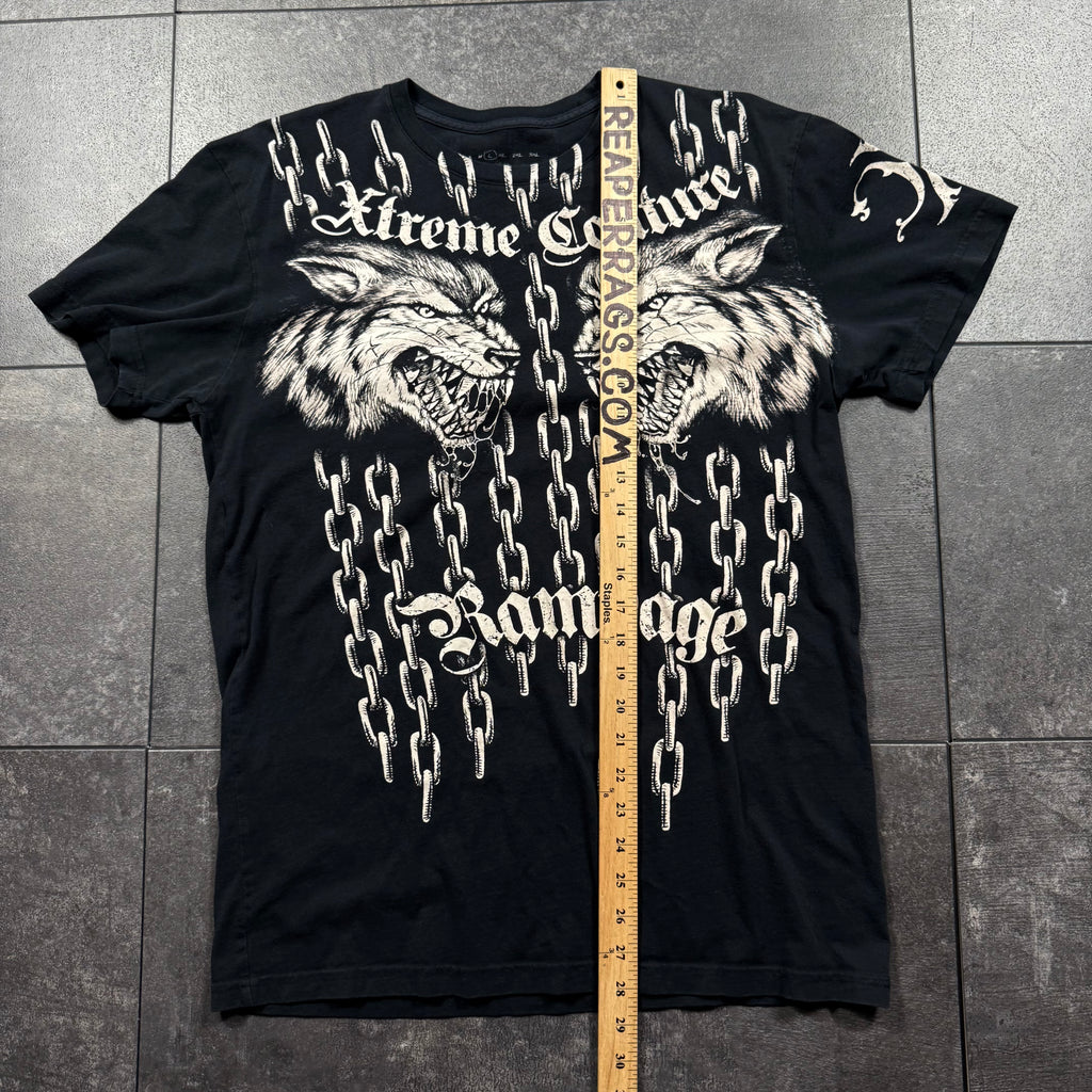 (rare) 2000s Xtreme Couture x Quintin Jackson Shirt (M)