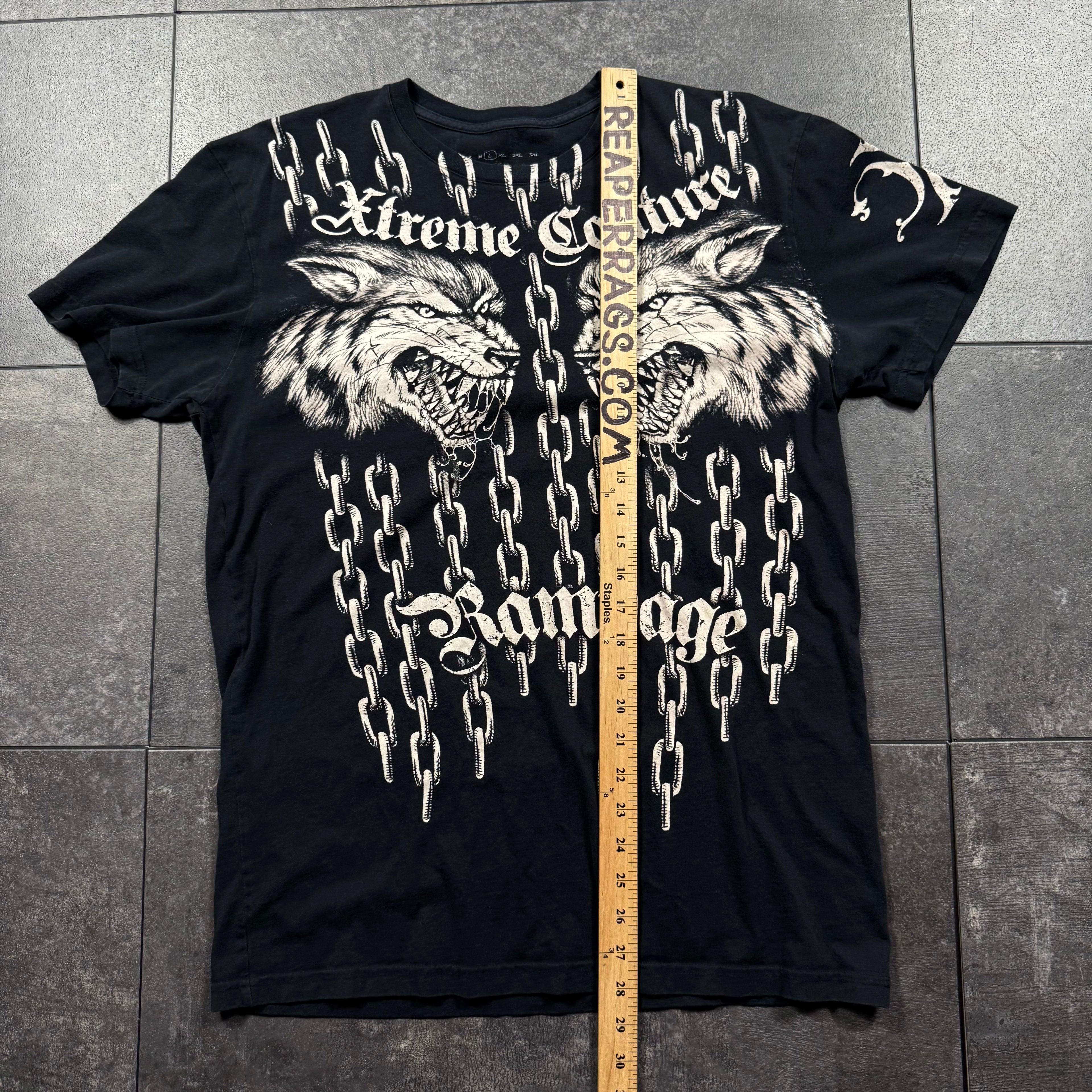 (rare) 2000s Xtreme Couture x Quintin Jackson Shirt (M)
