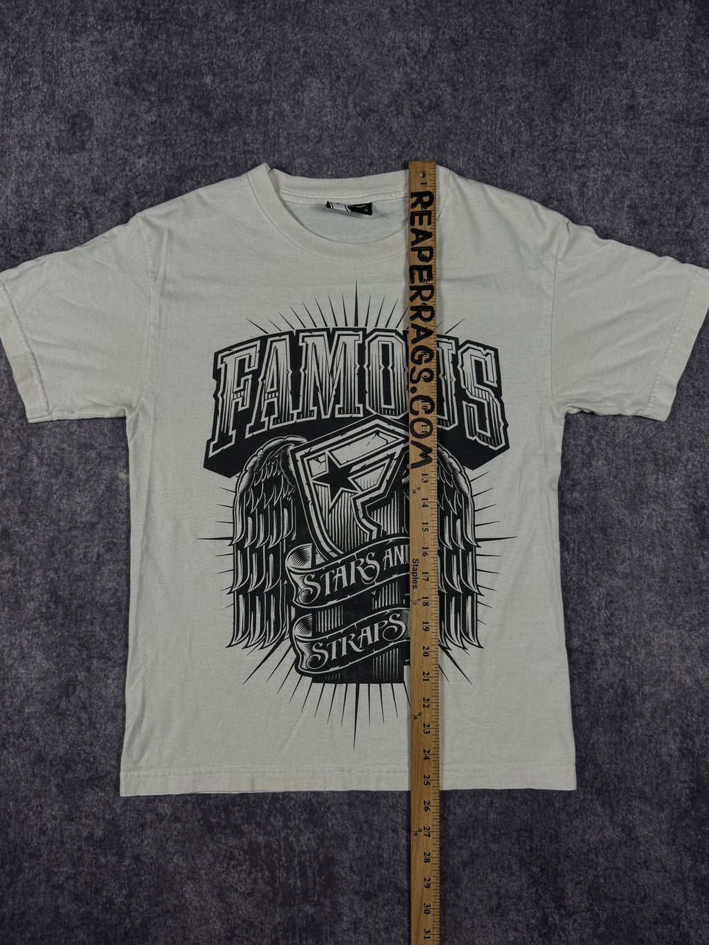 2000s famous stars & straps shirt (S)
