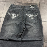 2000s Southpole Green Tab Jeans (36x29)