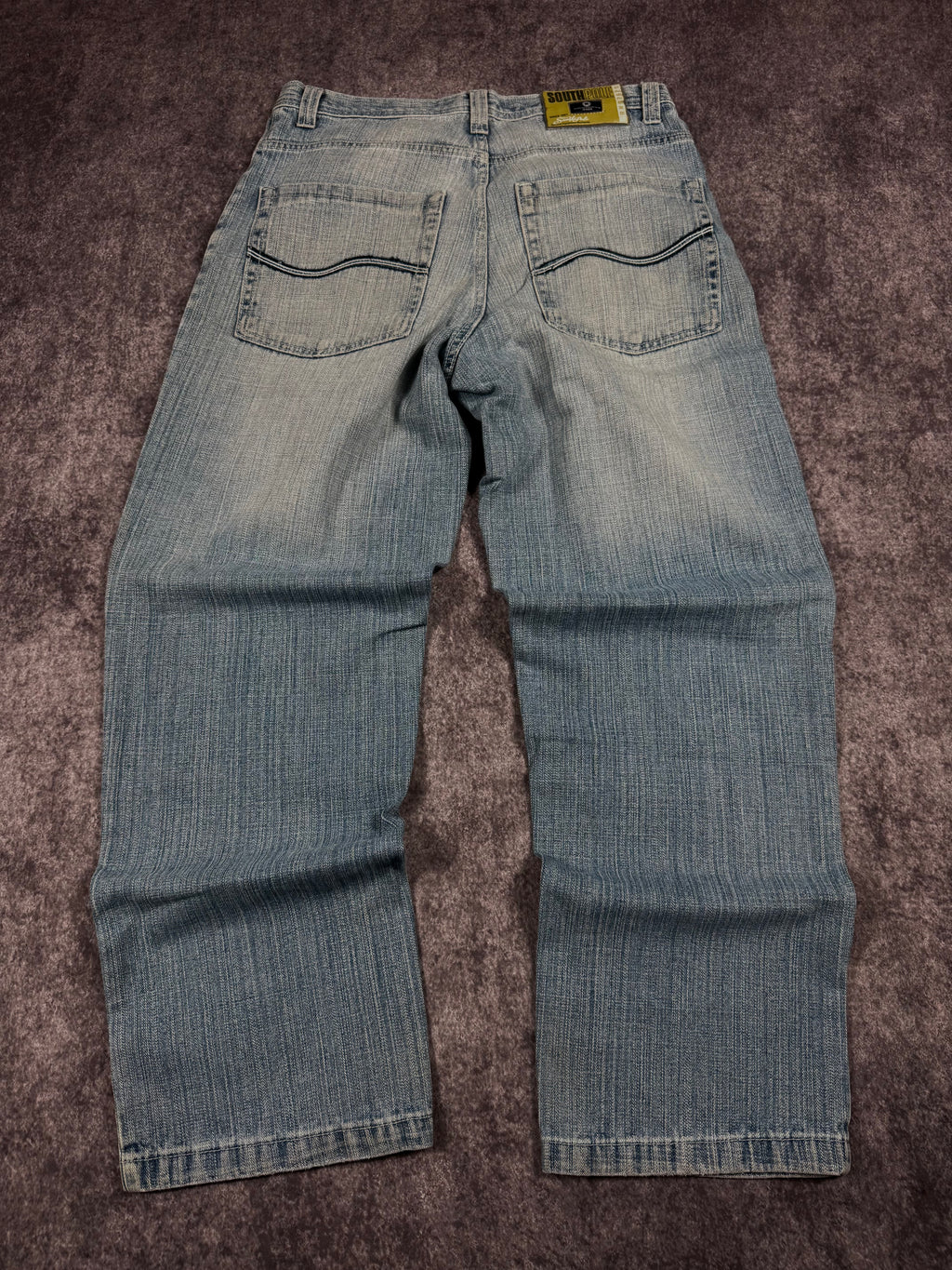 (rare) 2000s southpole black tab jeans (34x32)