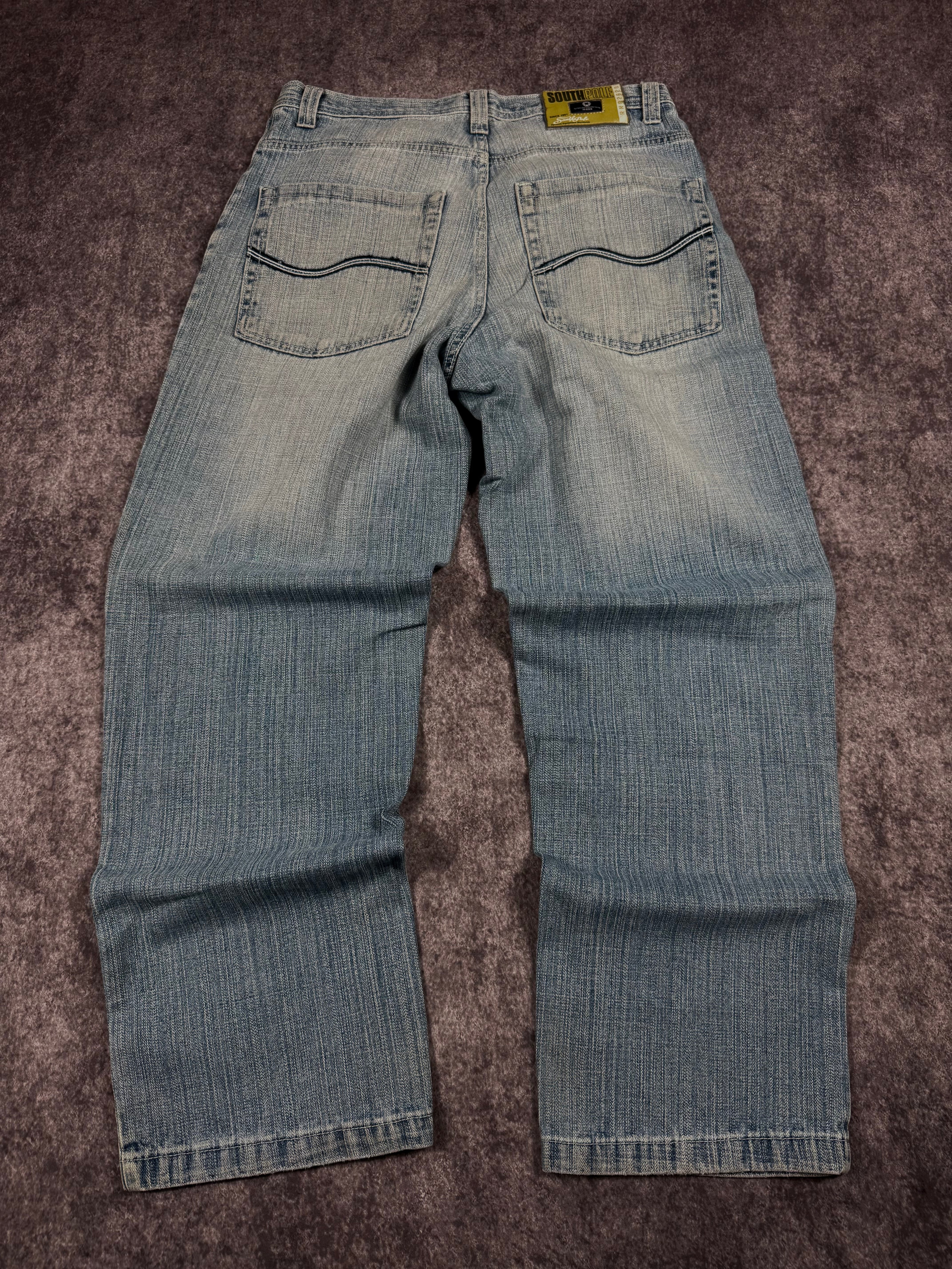 (rare) 2000s southpole black tab jeans (34x32)