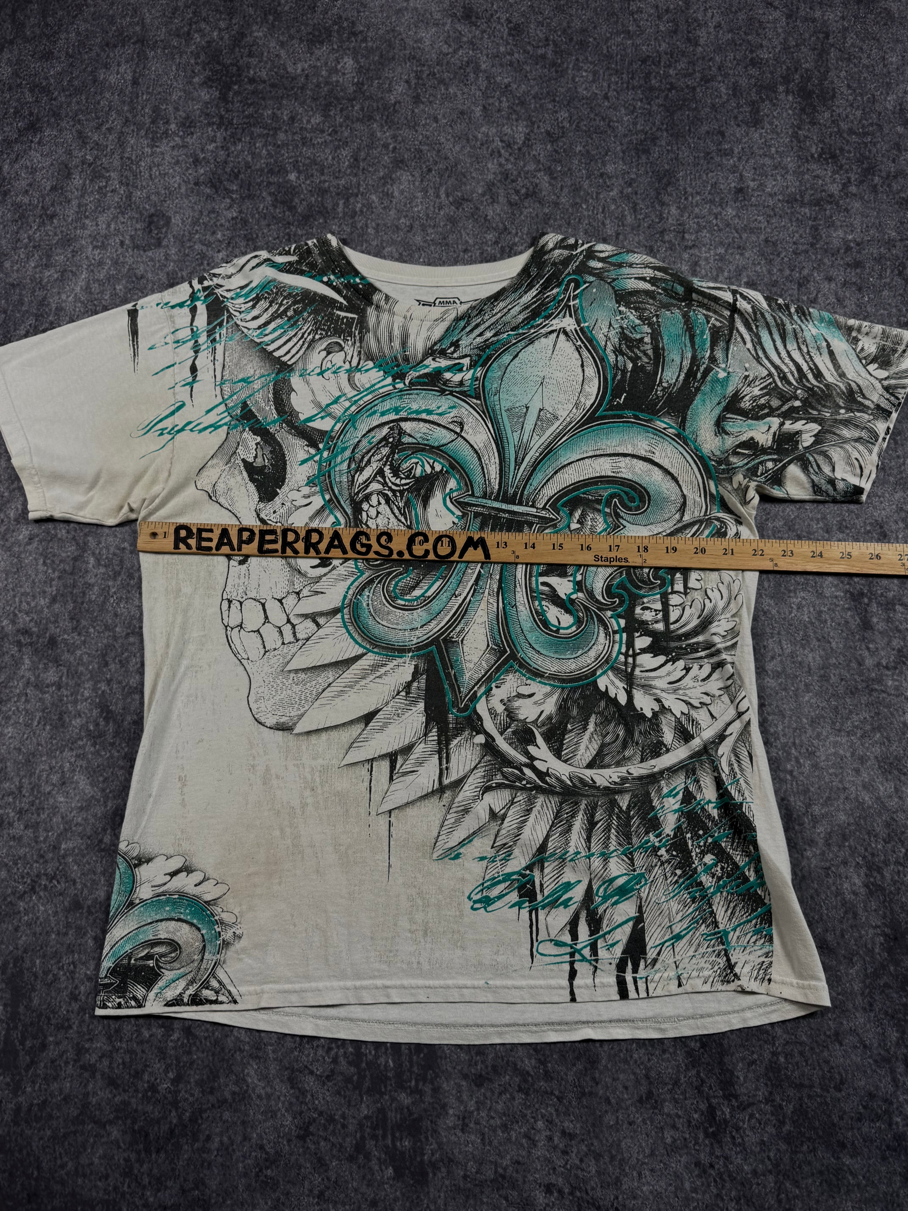 (rare) 2000s mma elite shirt (L)