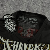 (rare) 2000s silver star shirt (L)