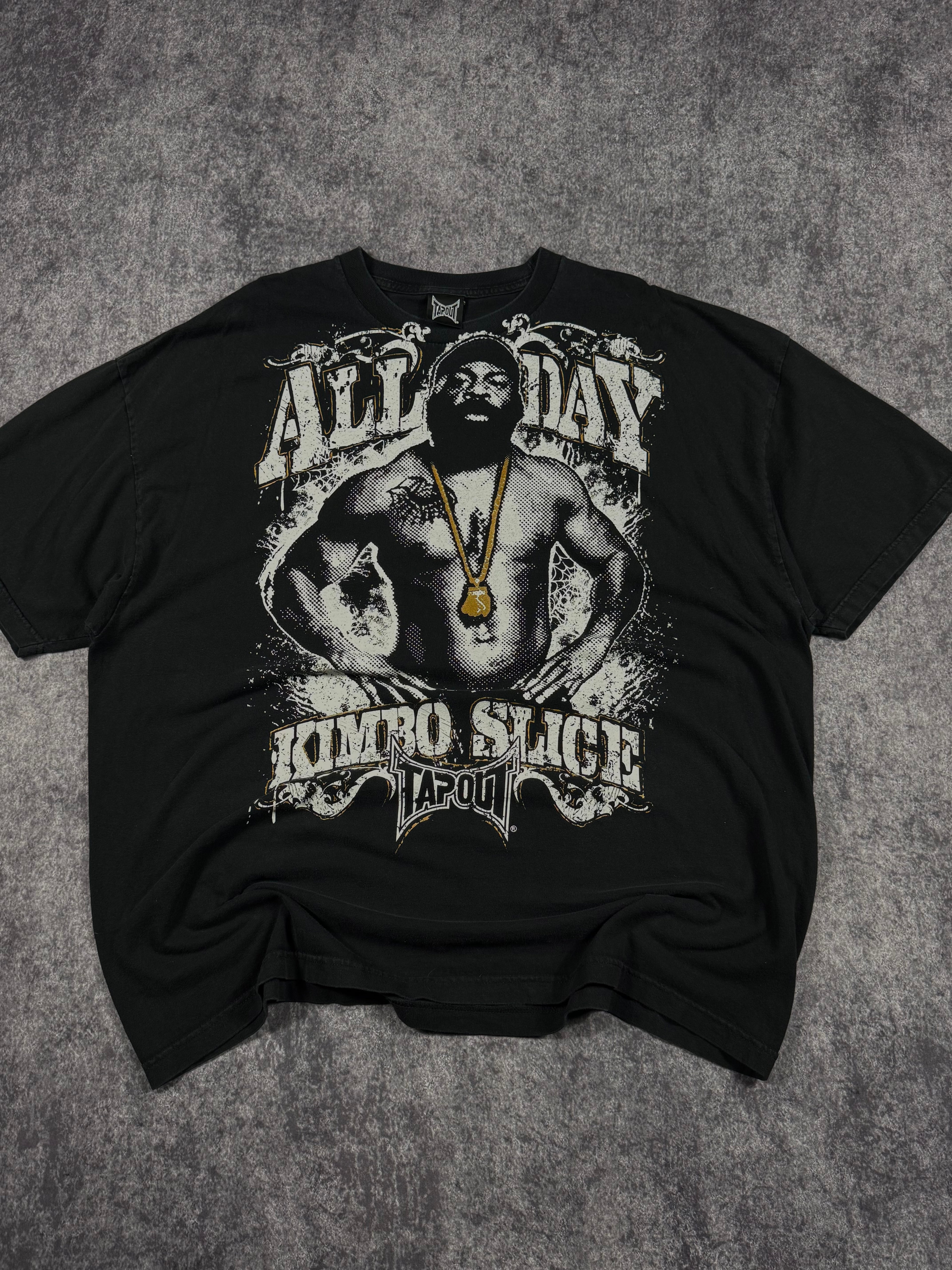 (rare) 2000s tapout x kimbo slice shirt (XXXL)