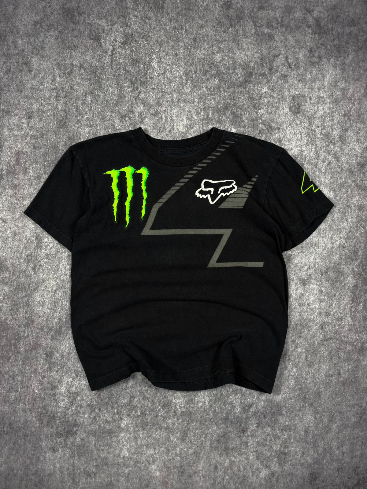 2000s FOX RACING x MONSTER ENERGY SHIRT (S)