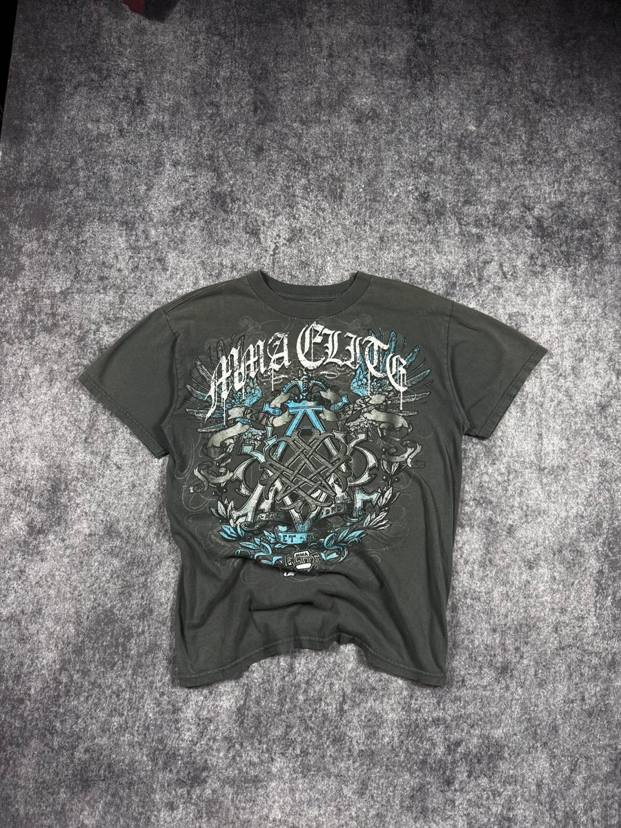 (RARE) 2000S MMA ELITE SHIRT (S)