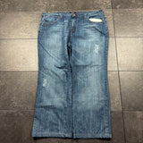 Y2K Crest Jeans (44x29)