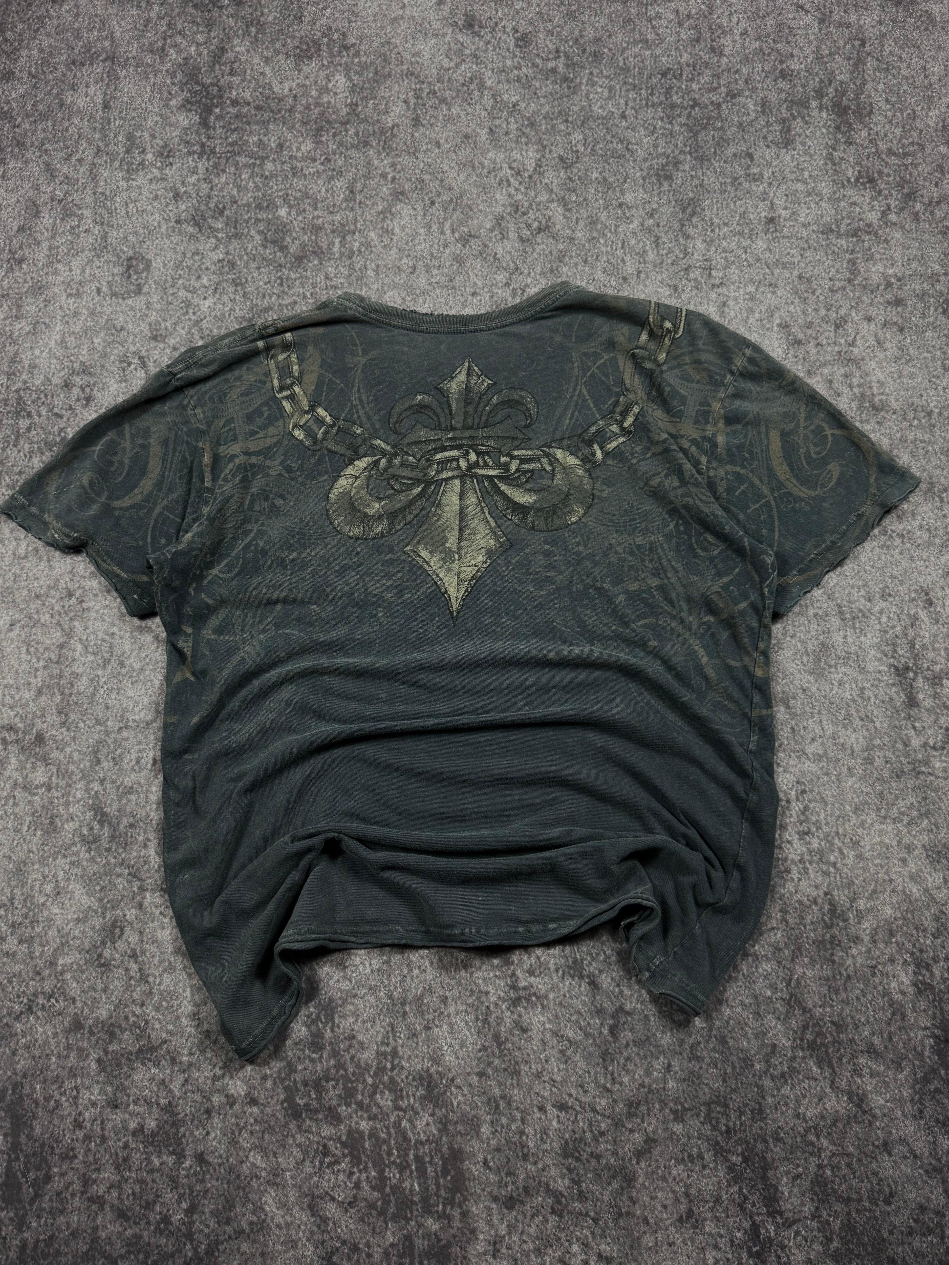 (rare) 2000s affliction shirt (L)