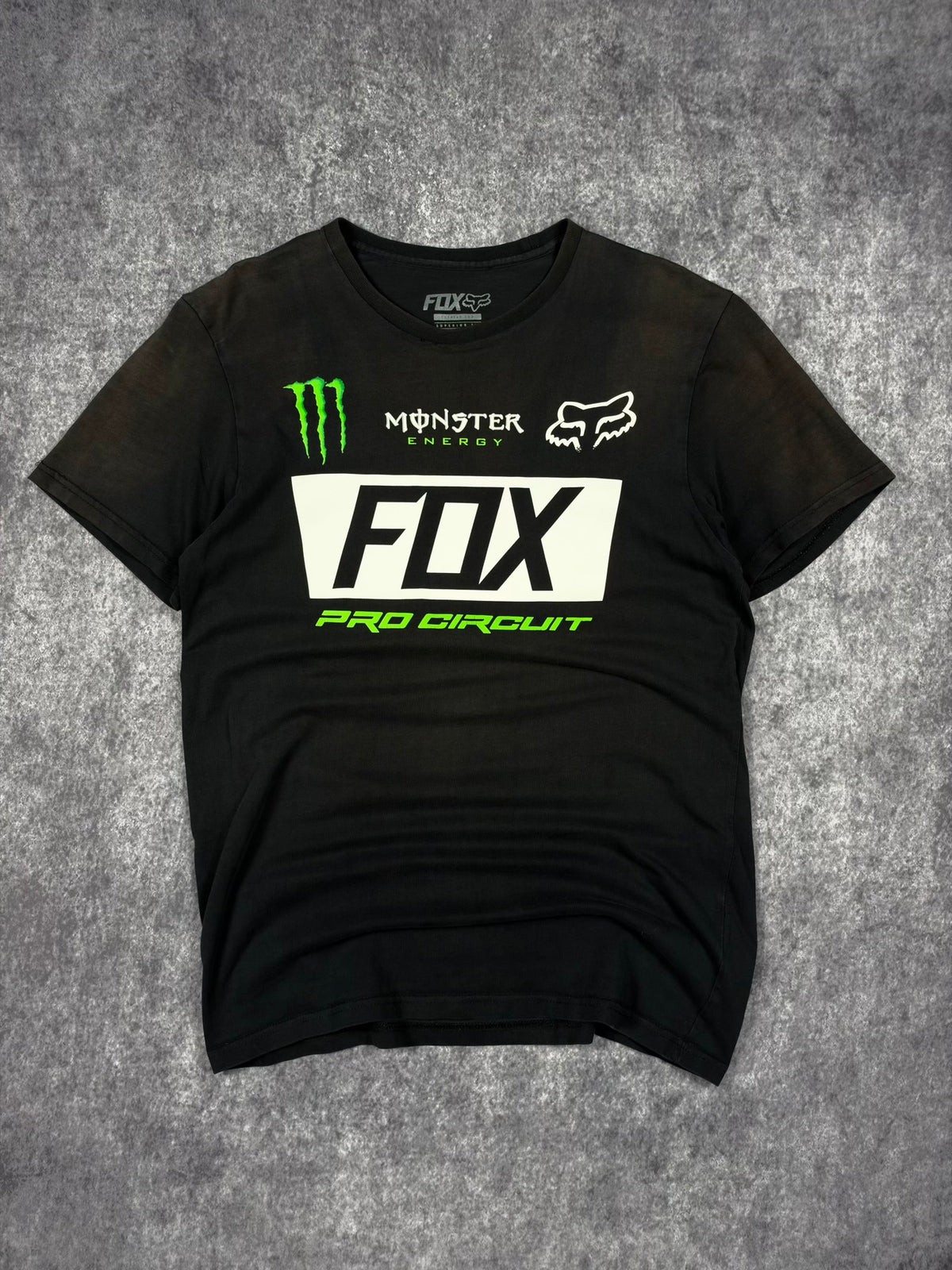 2000s FOX RACING x MONSTER ENERGY SHIRT (S)